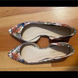 Nine West velvet flats
